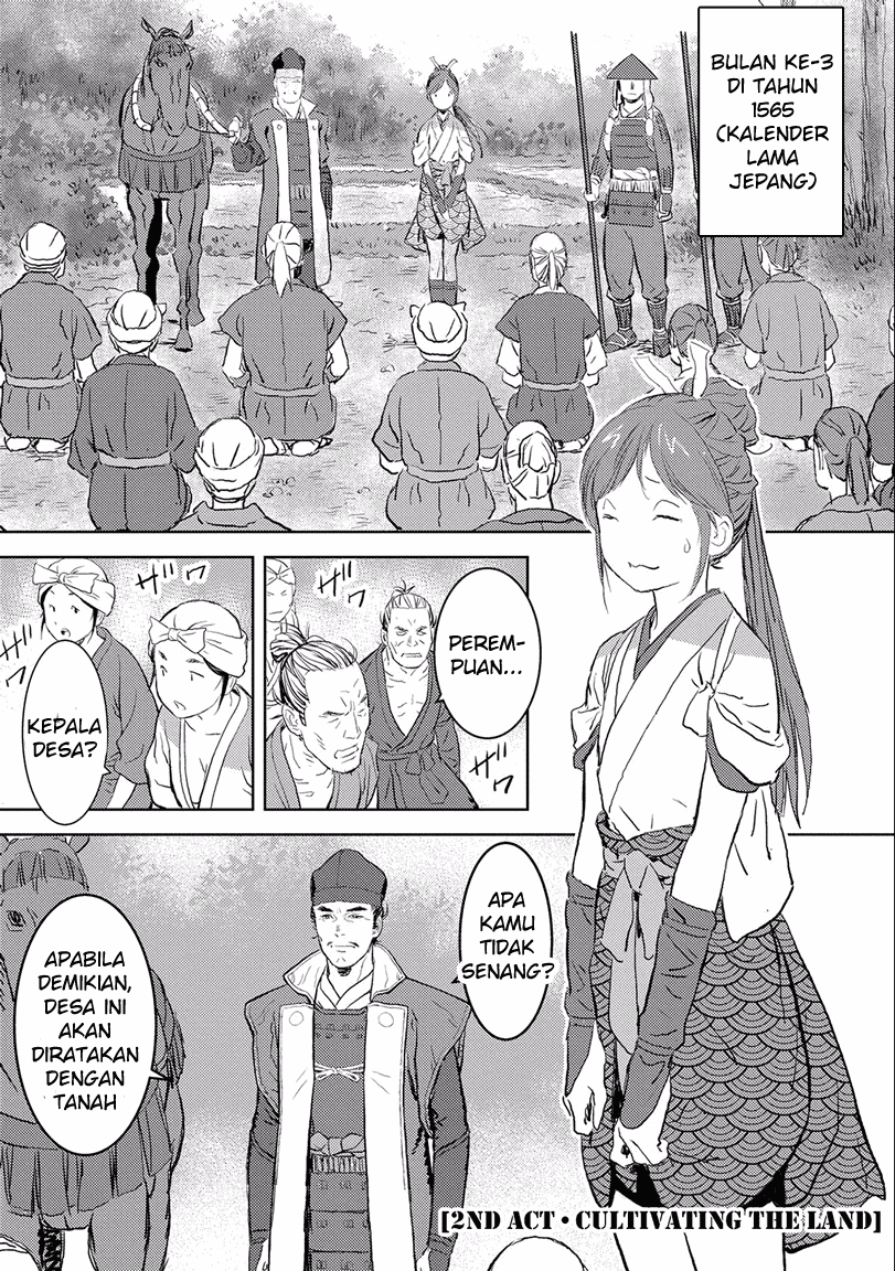 Sengoku Komachi Kuroutan: Noukou Giga Chapter 02