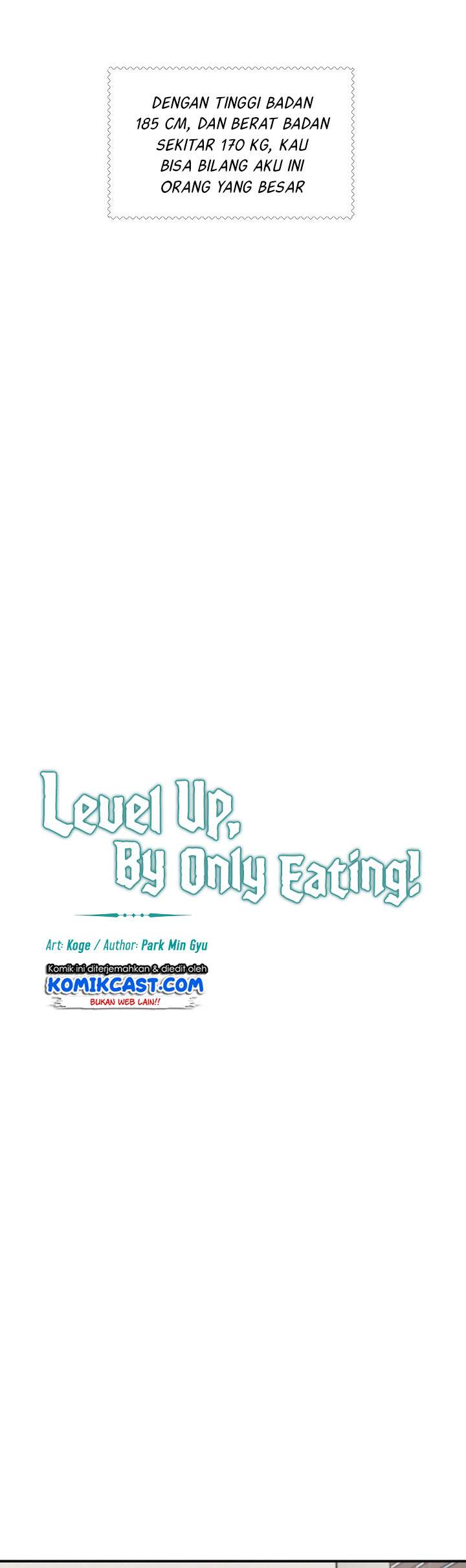 Leveling Up, by Only Eating! Chapter 02 page 3