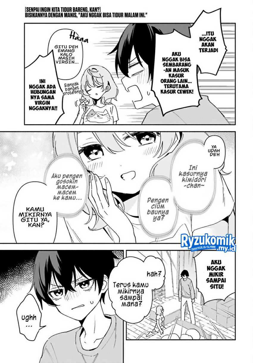 “Issho ni Netaindesu yo Ne, Senpai?” to Amaku Sasayakarete Kon’ya mo Nemurenai Chapter 01