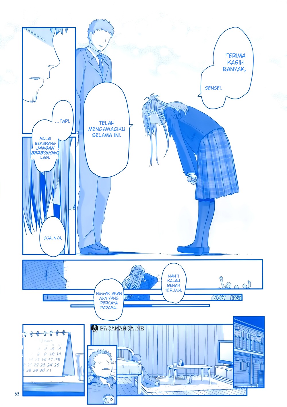 Getsuyoubi no Tawawa (Serialization) chapter 4 halaman 52