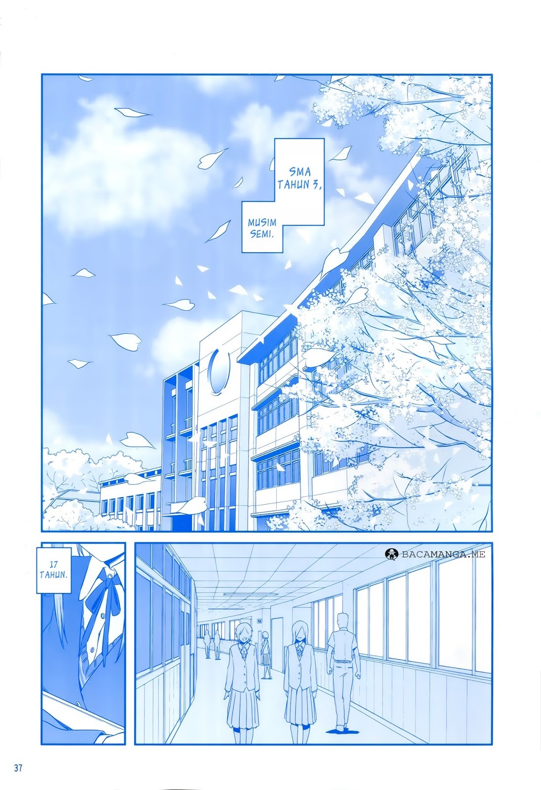 Getsuyoubi no Tawawa (Serialization) chapter 4 halaman 36