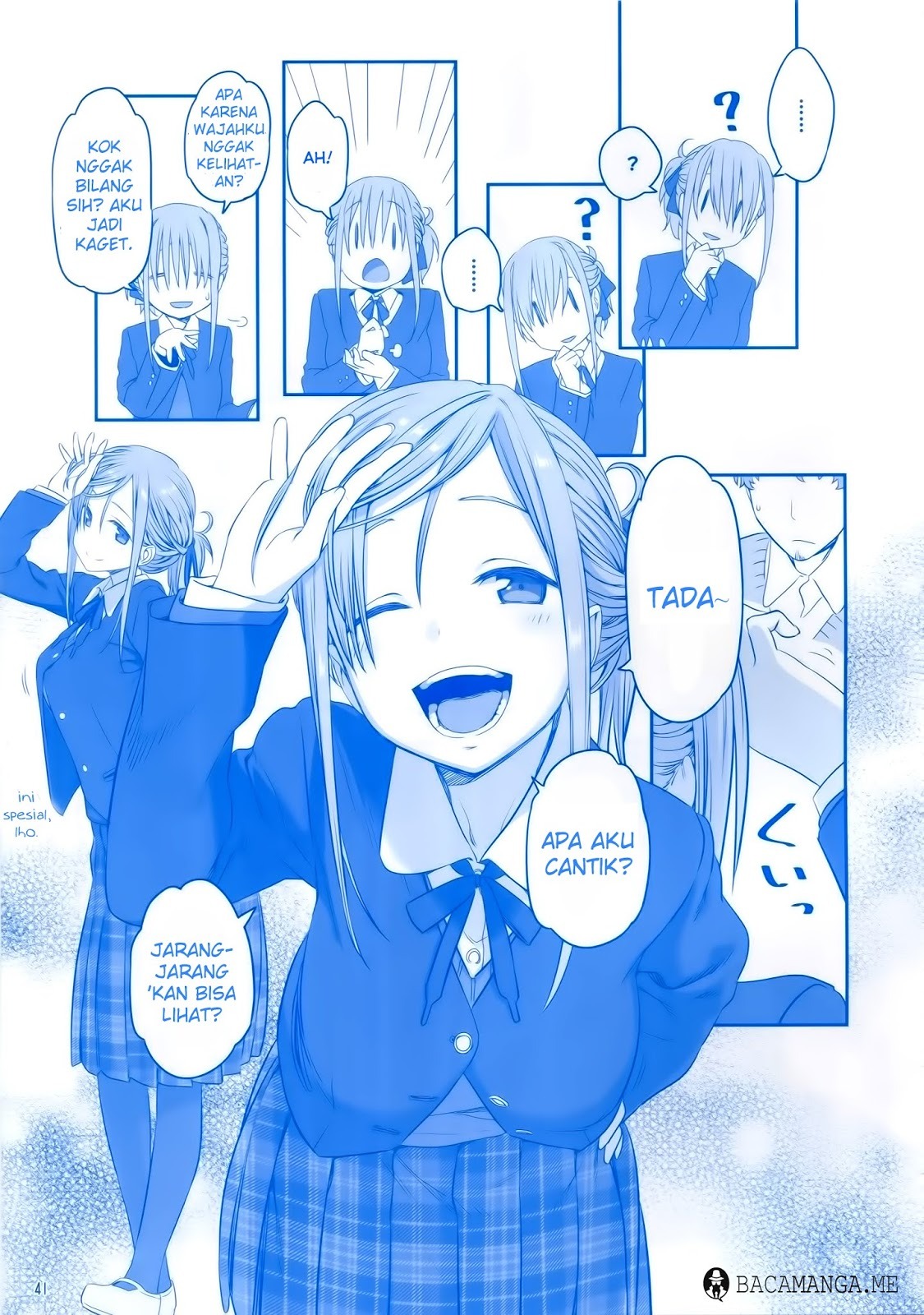Getsuyoubi no Tawawa (Serialization) chapter 4 halaman 40