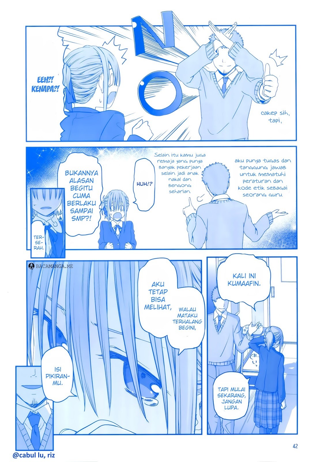 Getsuyoubi no Tawawa (Serialization) chapter 4 halaman 41