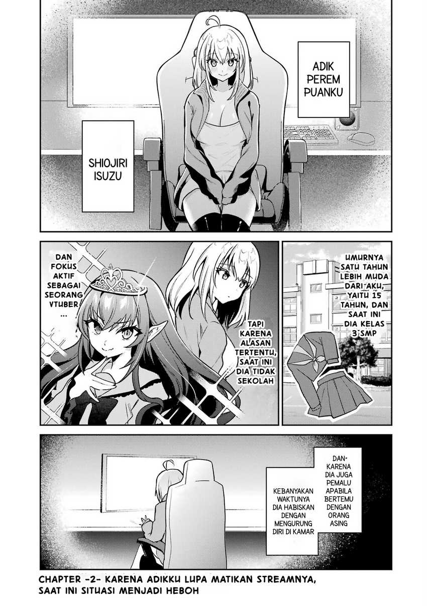 Yuumei VTuber no Ani Dakedo, Nazeka Ore ga Yuumei ni Natteita Chapter 02