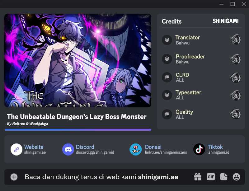 The Unbeatable Dungeon’s Lazy Boss Chapter 67