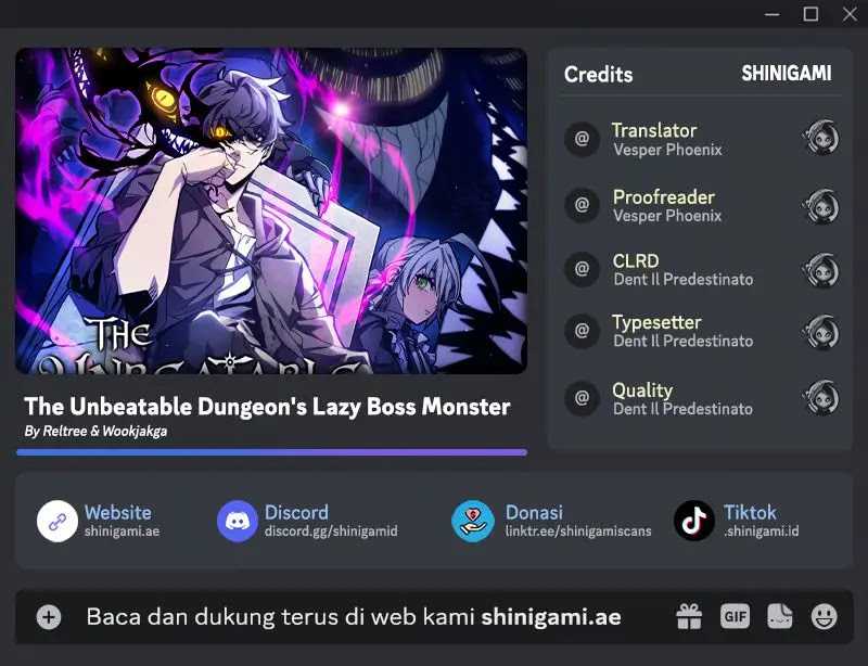 The Unbeatable Dungeon’s Lazy Boss Chapter 69