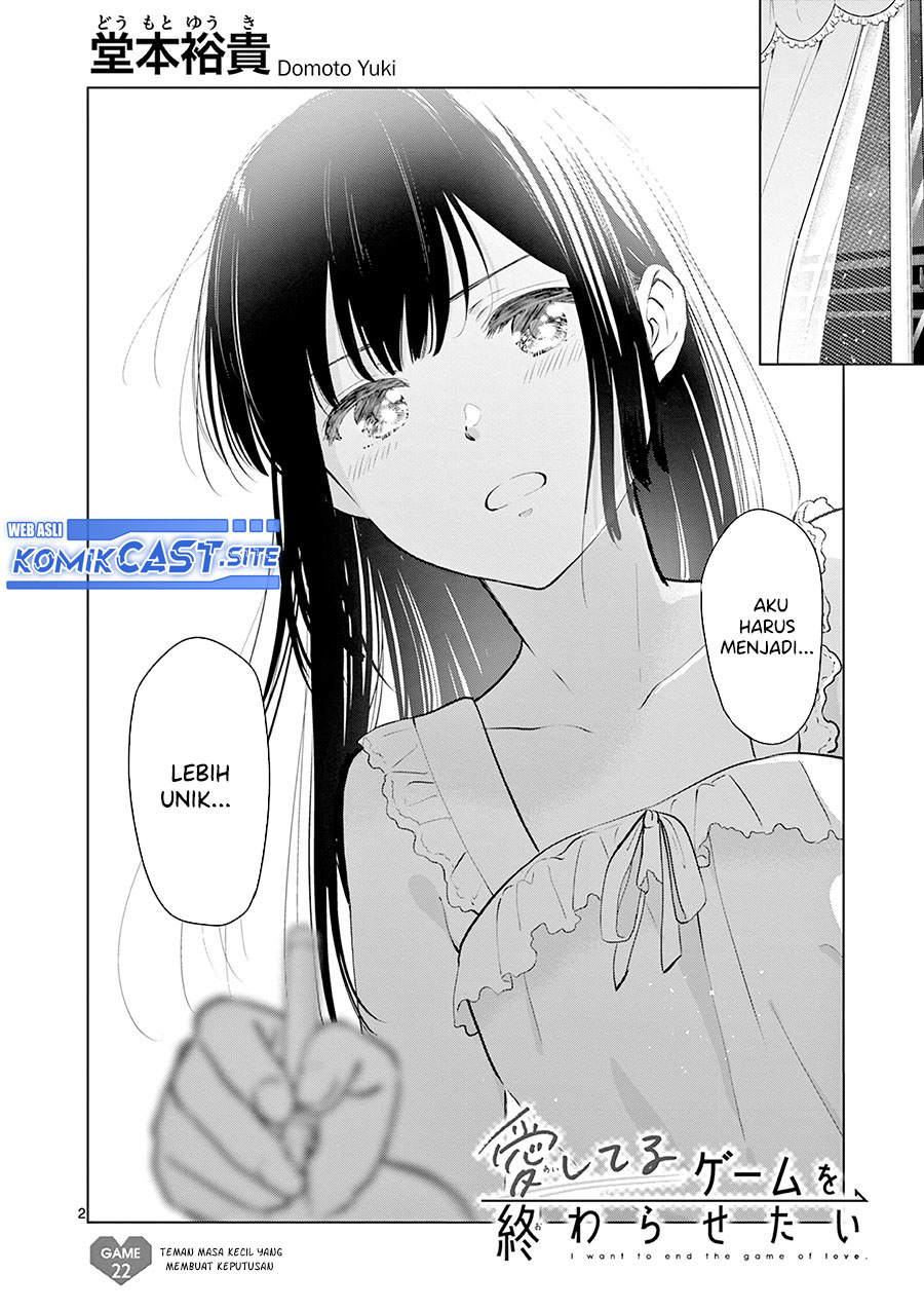 Aishiteru Game wo Owarasetai Chapter 22