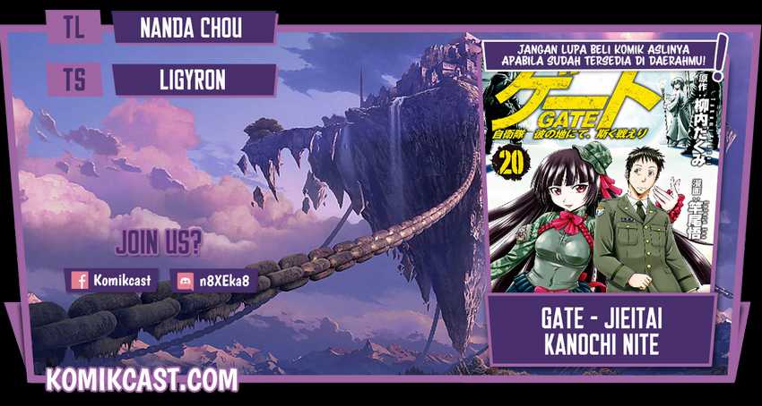 Gate &#8211; Jietai Kare no Chi nite, Kaku Tatakeri Chapter 110