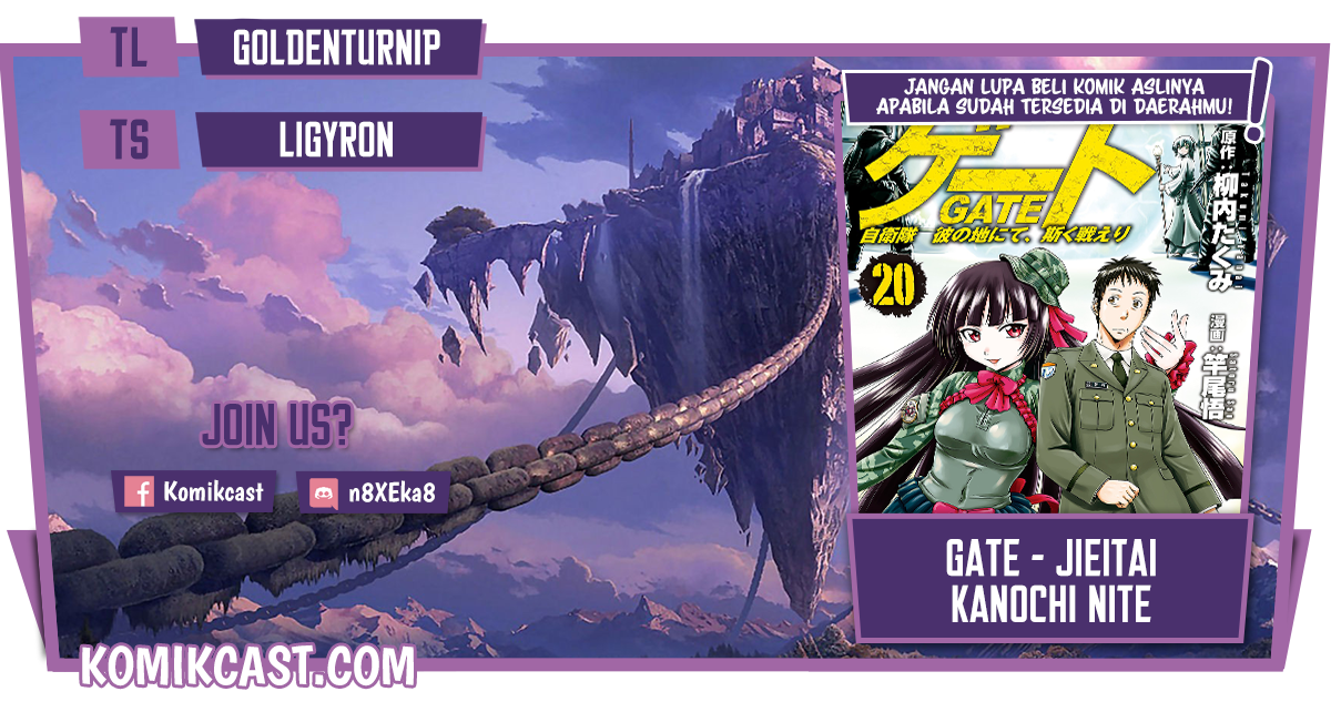 Gate &#8211; Jietai Kare no Chi nite, Kaku Tatakeri Chapter 111