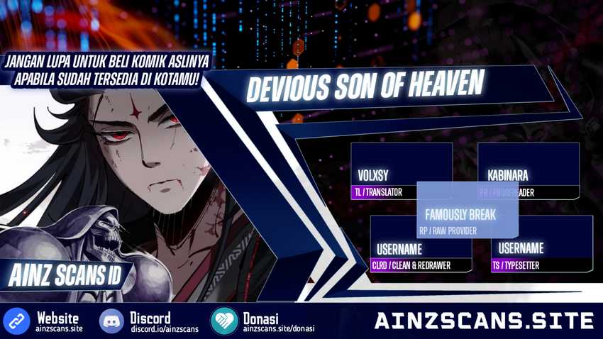 Devious Son Of Heaven Chapter 04