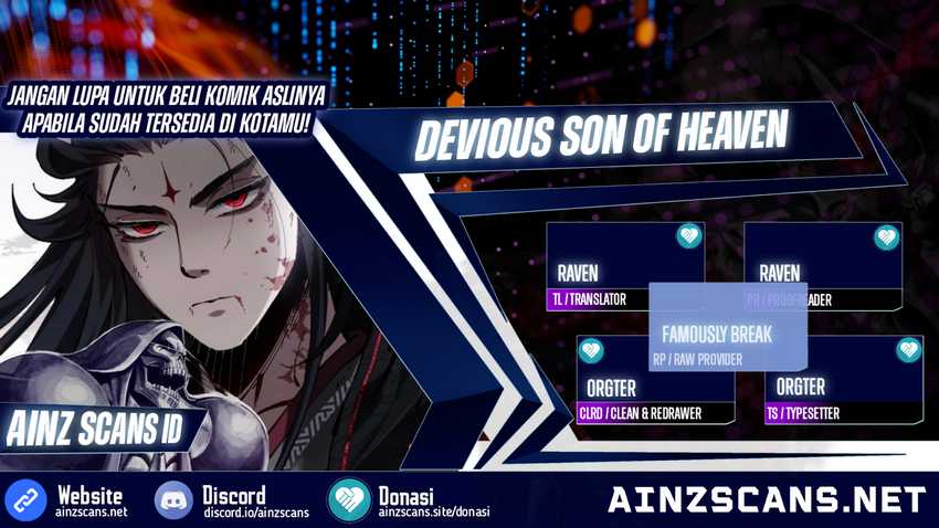 Devious Son Of Heaven Chapter 33