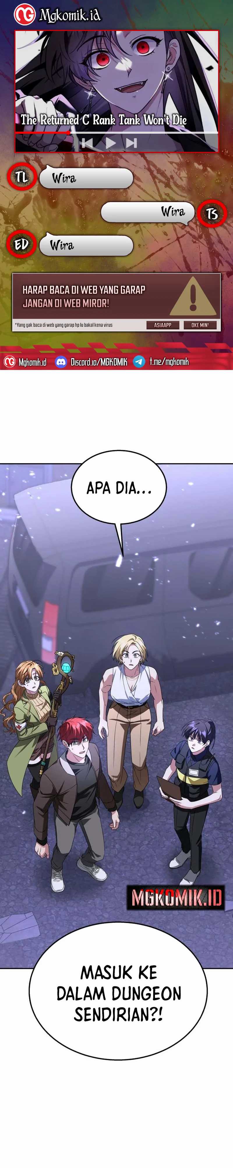 The Returned C-Rank Tank Won’t Die! Chapter 14