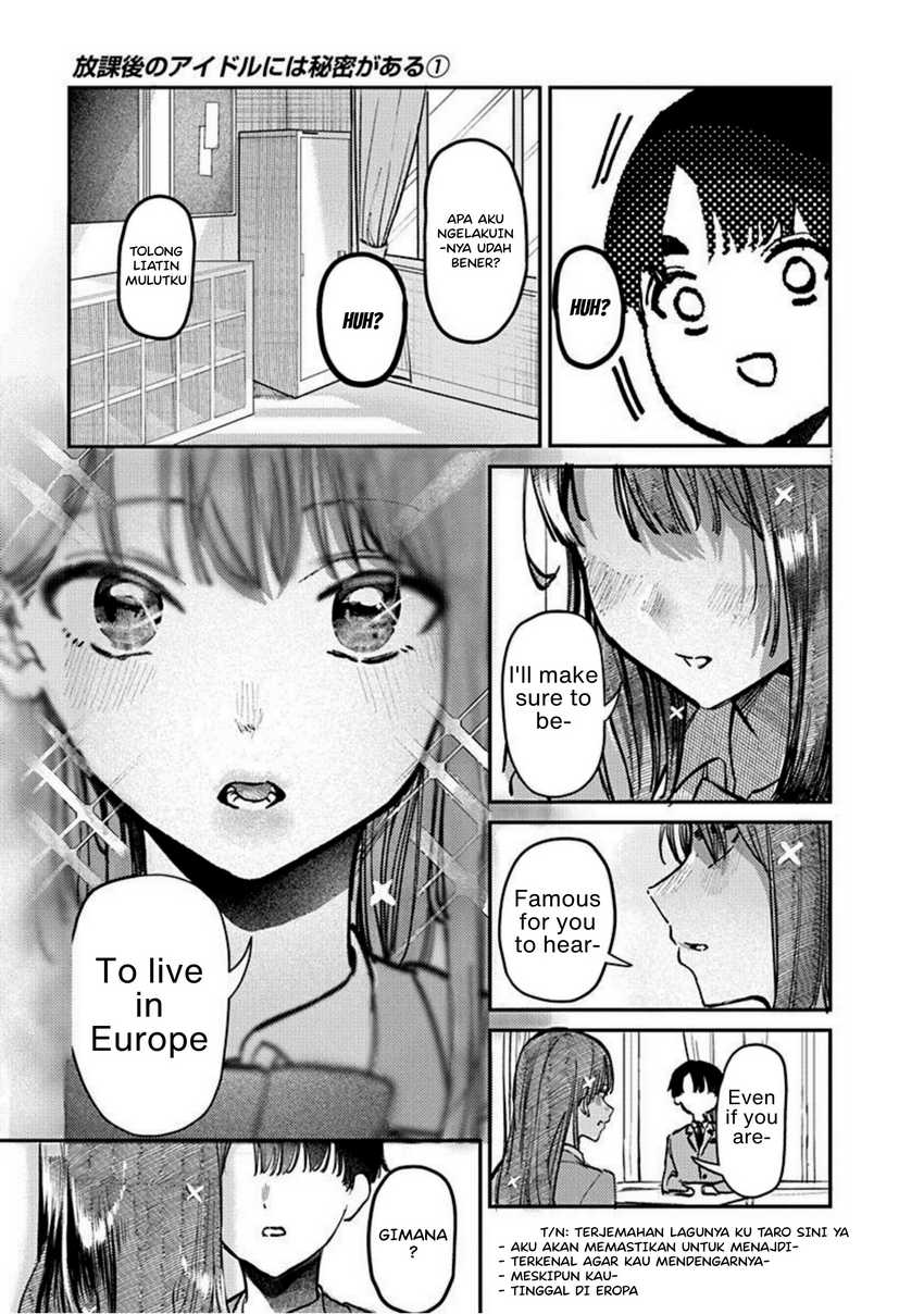 Houkago no Idol ni wa Himitsu ga aru Chapter 03