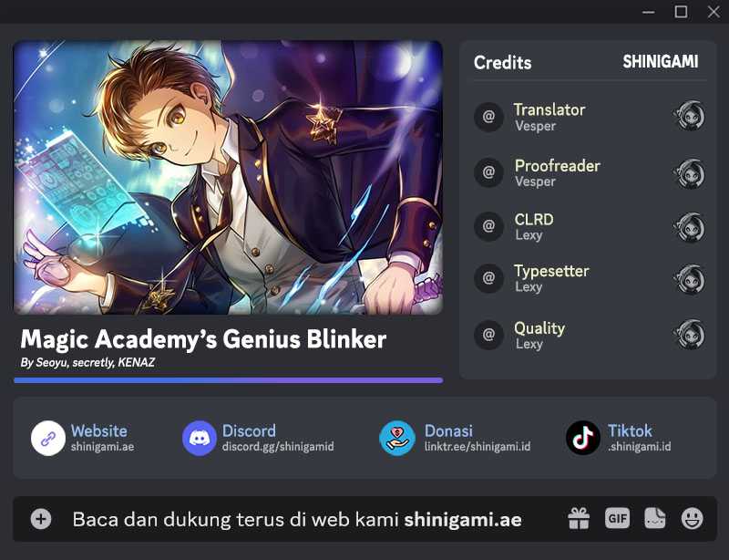 Magic Academy’s Genius Blinker Chapter 01