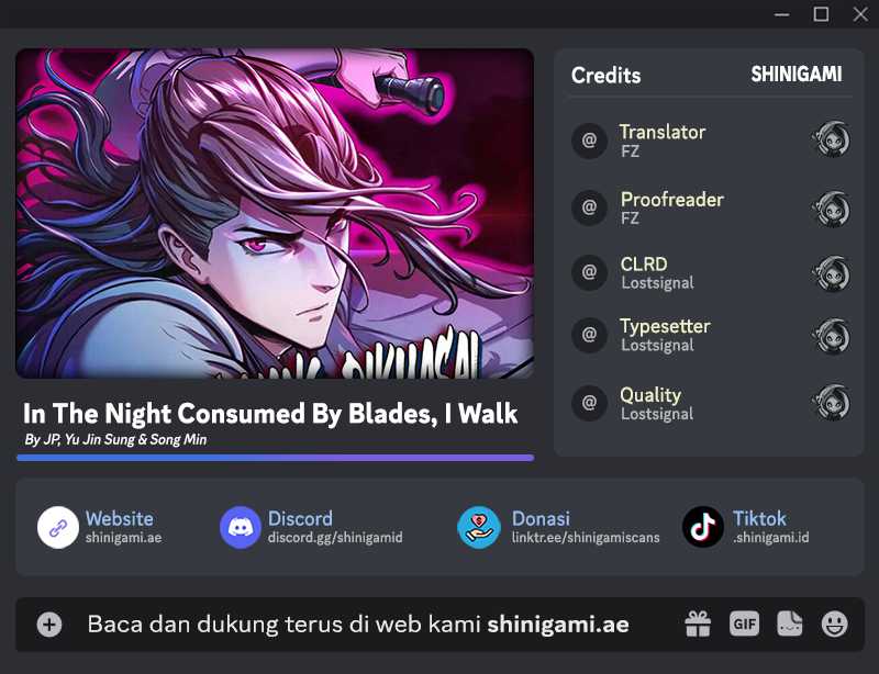 In the Night Consumed by Blades, I Walk (Sword Fanatic Wanders Through The Night) Chapter 100