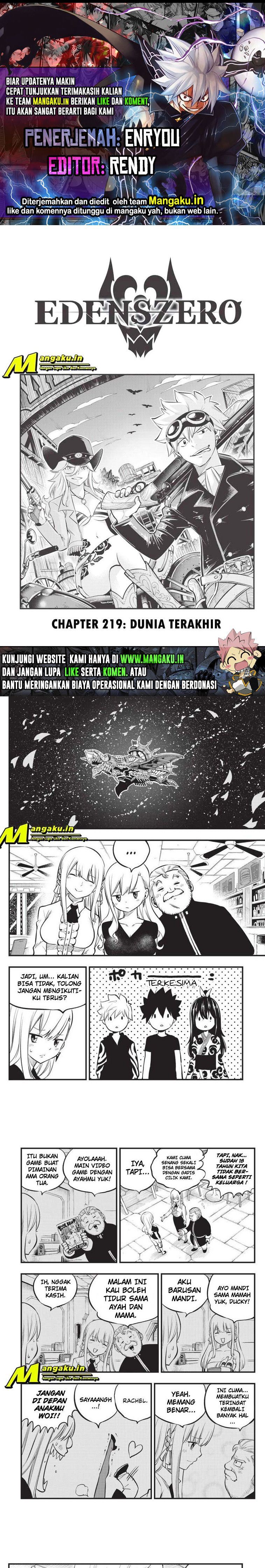 Eden’s Zero Chapter 219