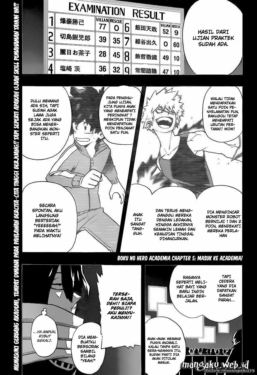 Boku no Hero Academia Chapter 5