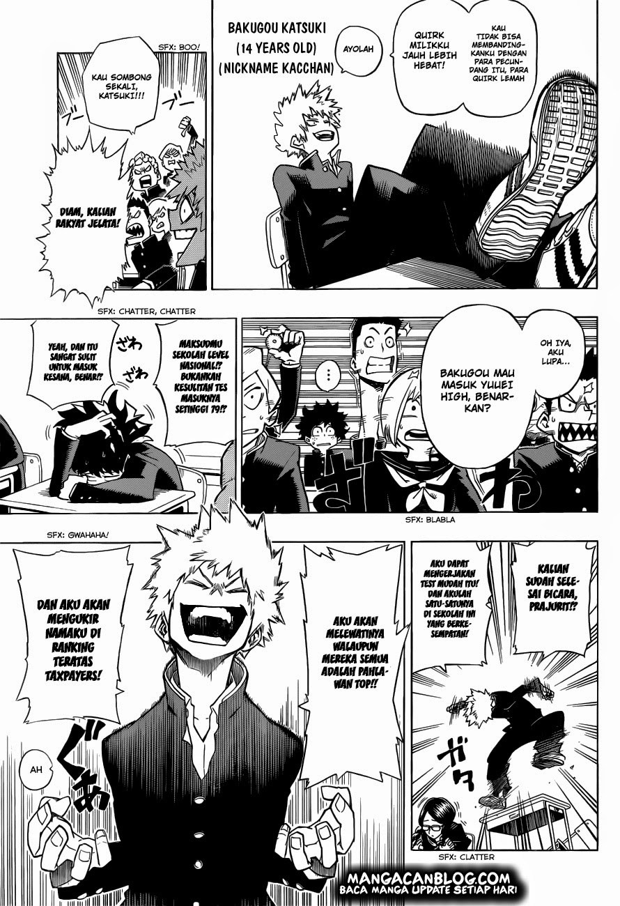 Boku no Hero Academia Chapter 1