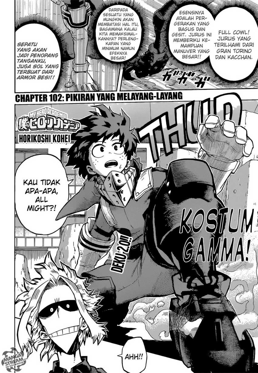 Boku no Hero Academia Chapter 102