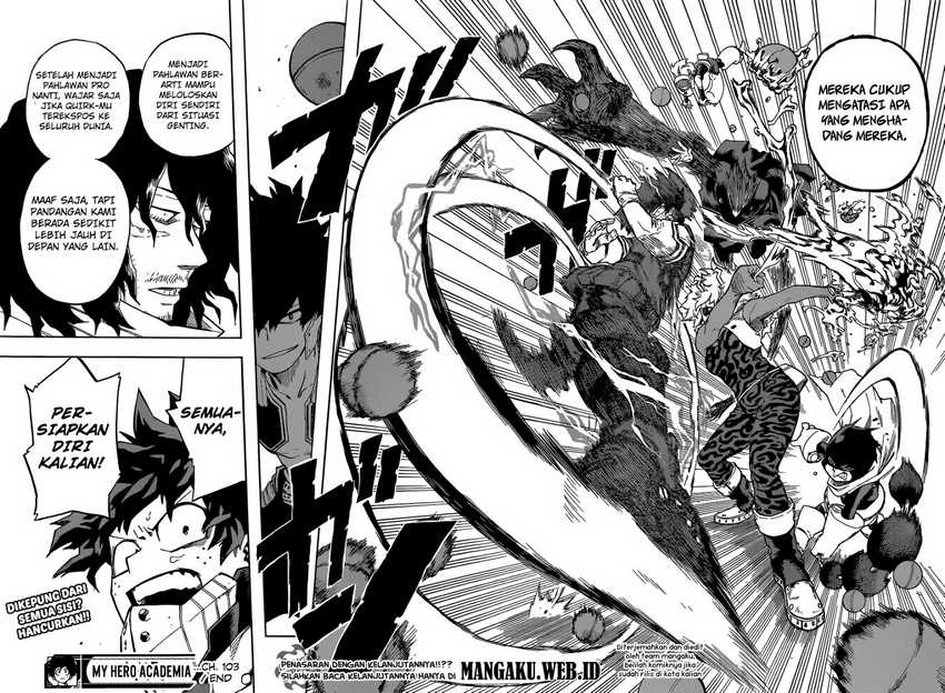 Boku no Hero Academia Chapter 103