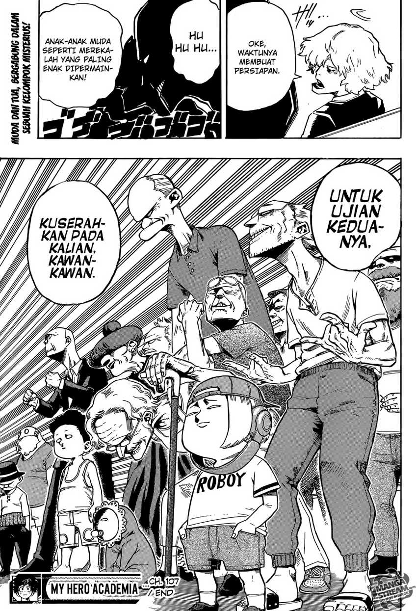 Boku no Hero Academia Chapter 107