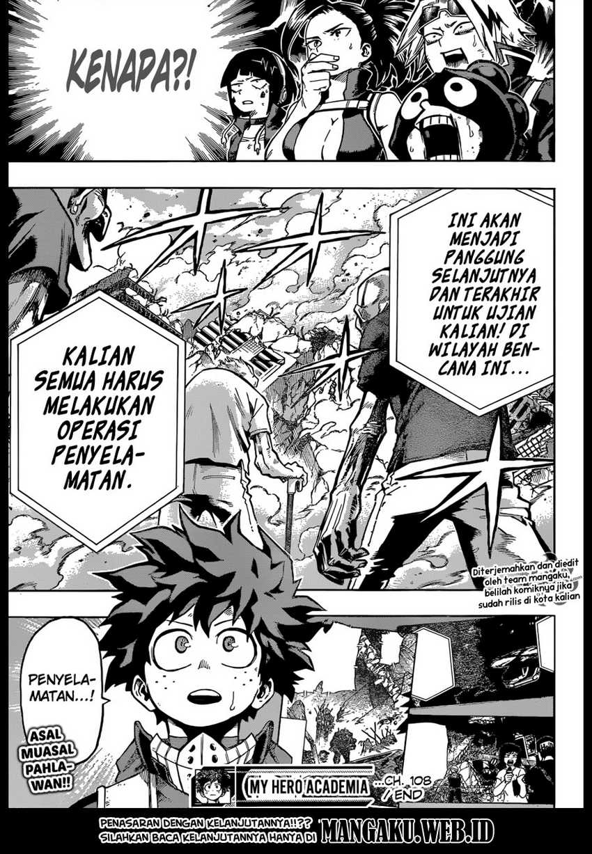 Boku no Hero Academia Chapter 108