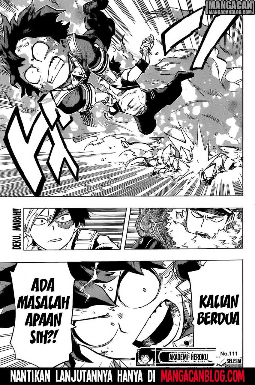 Boku no Hero Academia Chapter 111