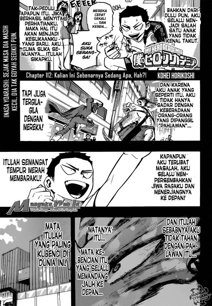 Boku no Hero Academia Chapter 112