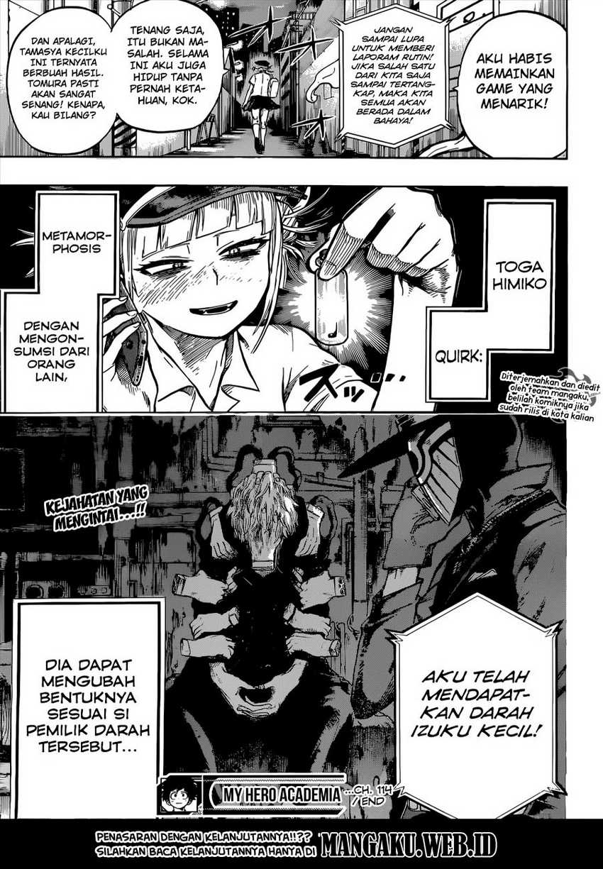 Boku no Hero Academia Chapter 114