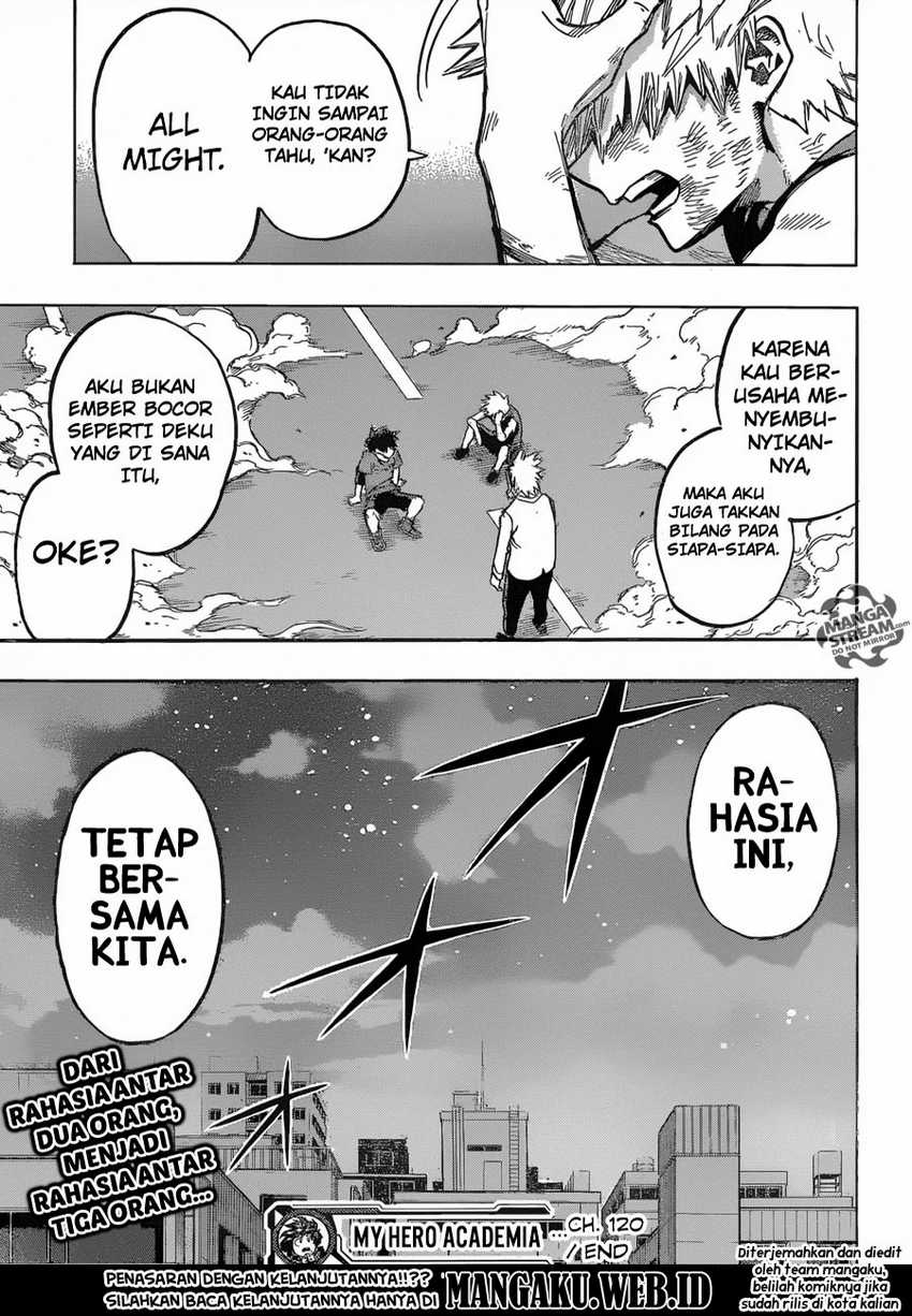 Boku no Hero Academia Chapter 120