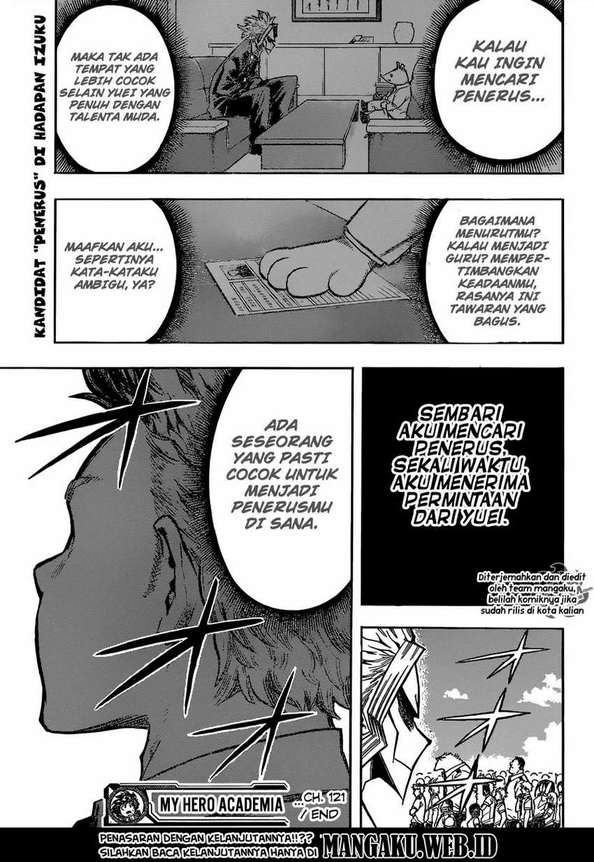 Boku no Hero Academia Chapter 121