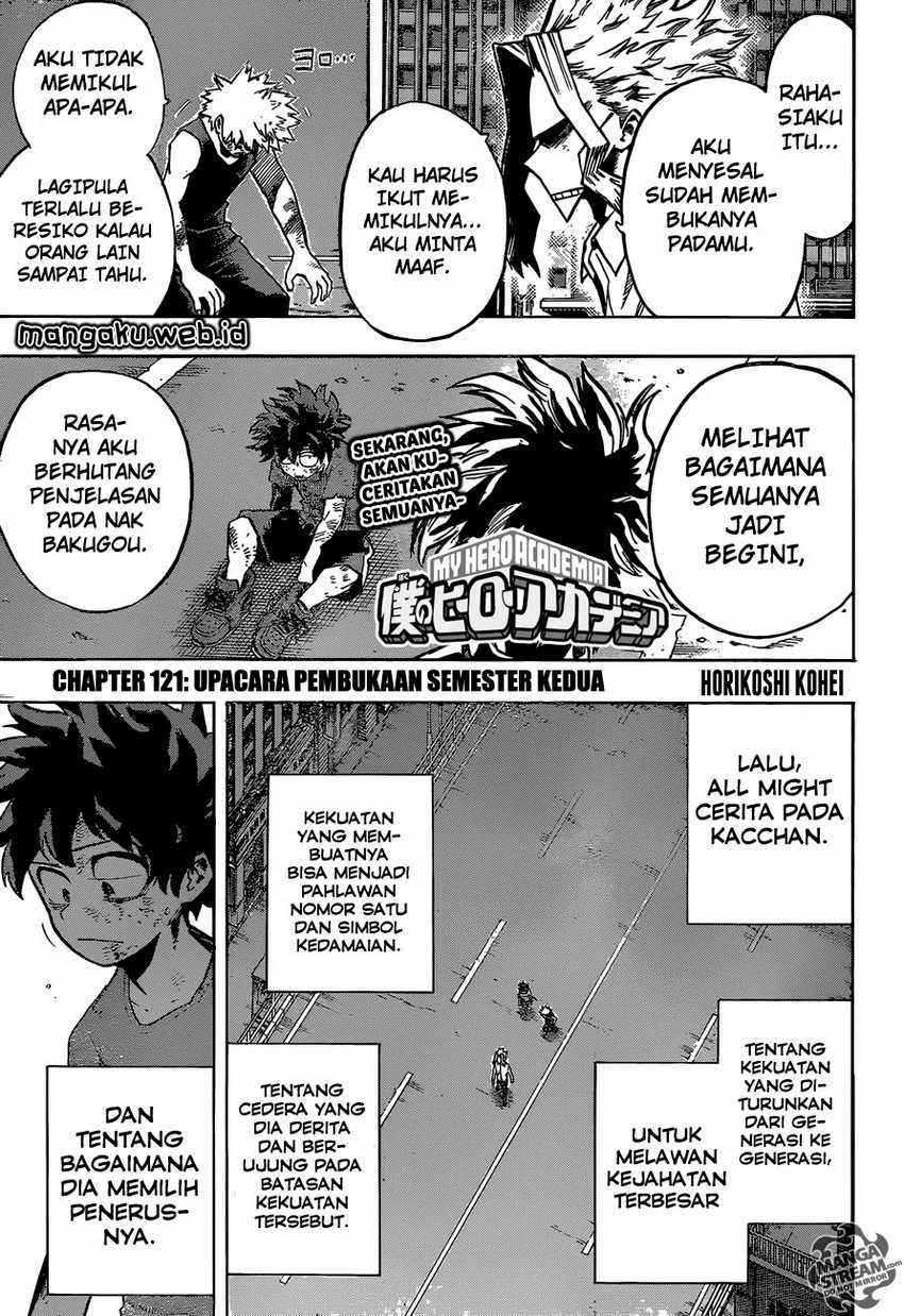 Boku no Hero Academia Chapter 121