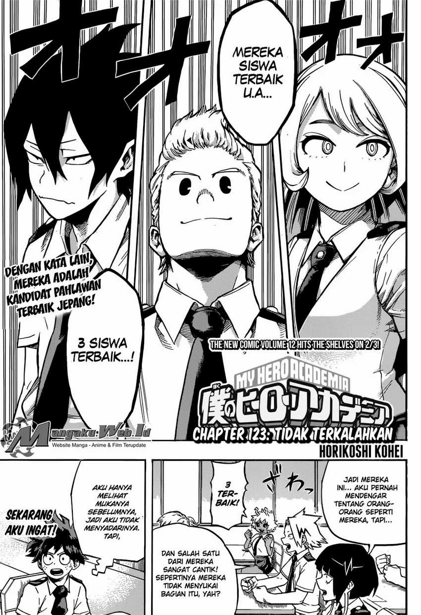 Boku no Hero Academia Chapter 123