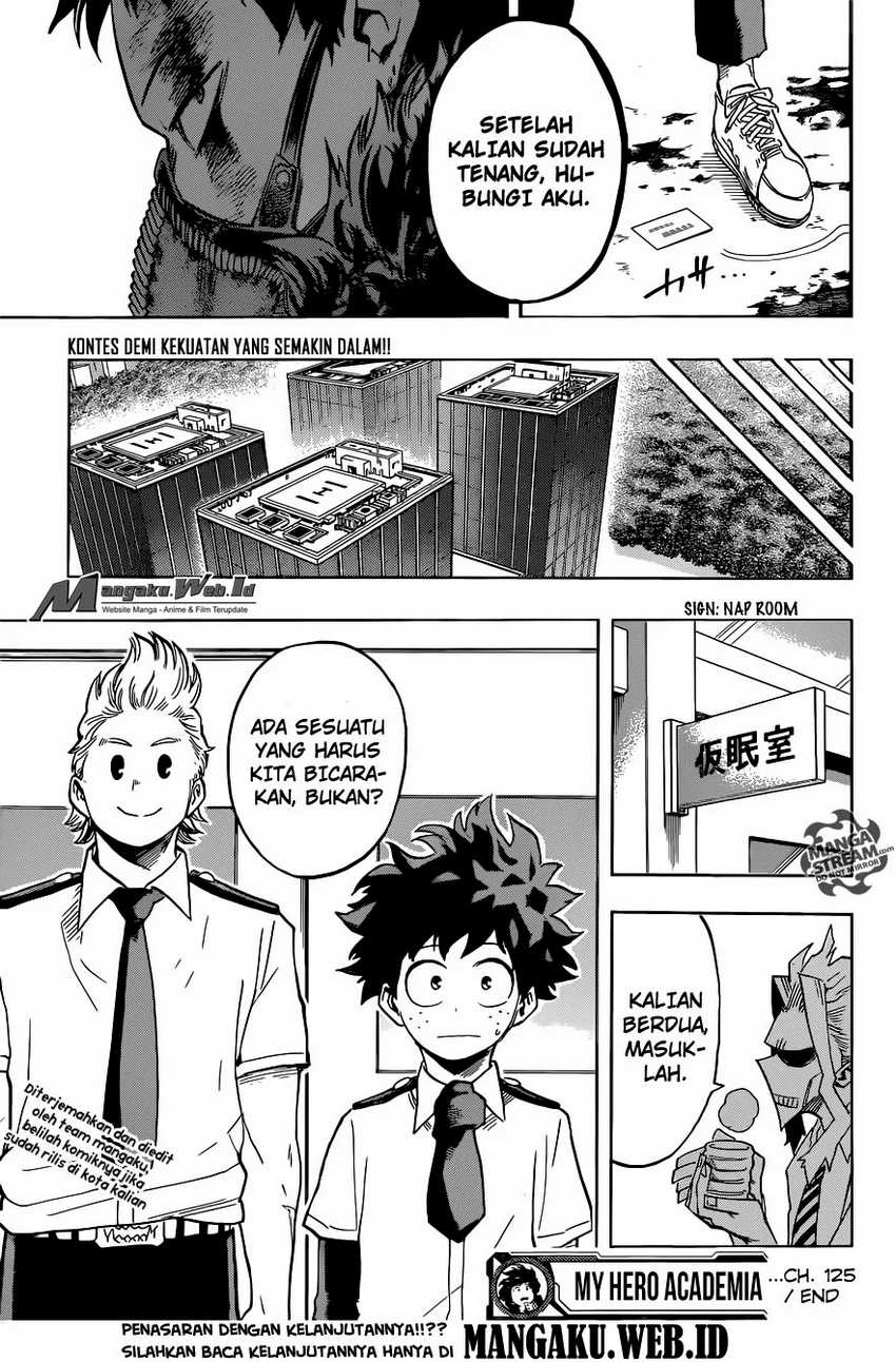 Boku no Hero Academia Chapter 125