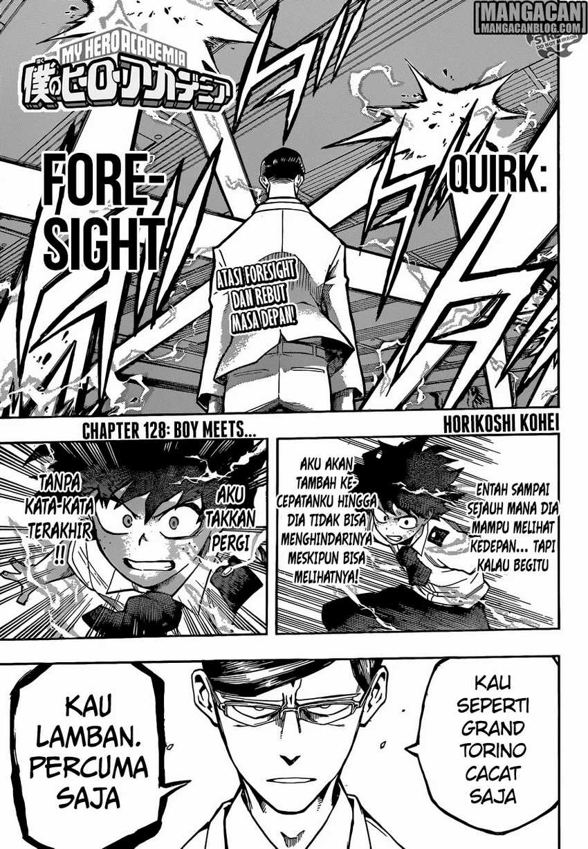 Boku no Hero Academia Chapter 128