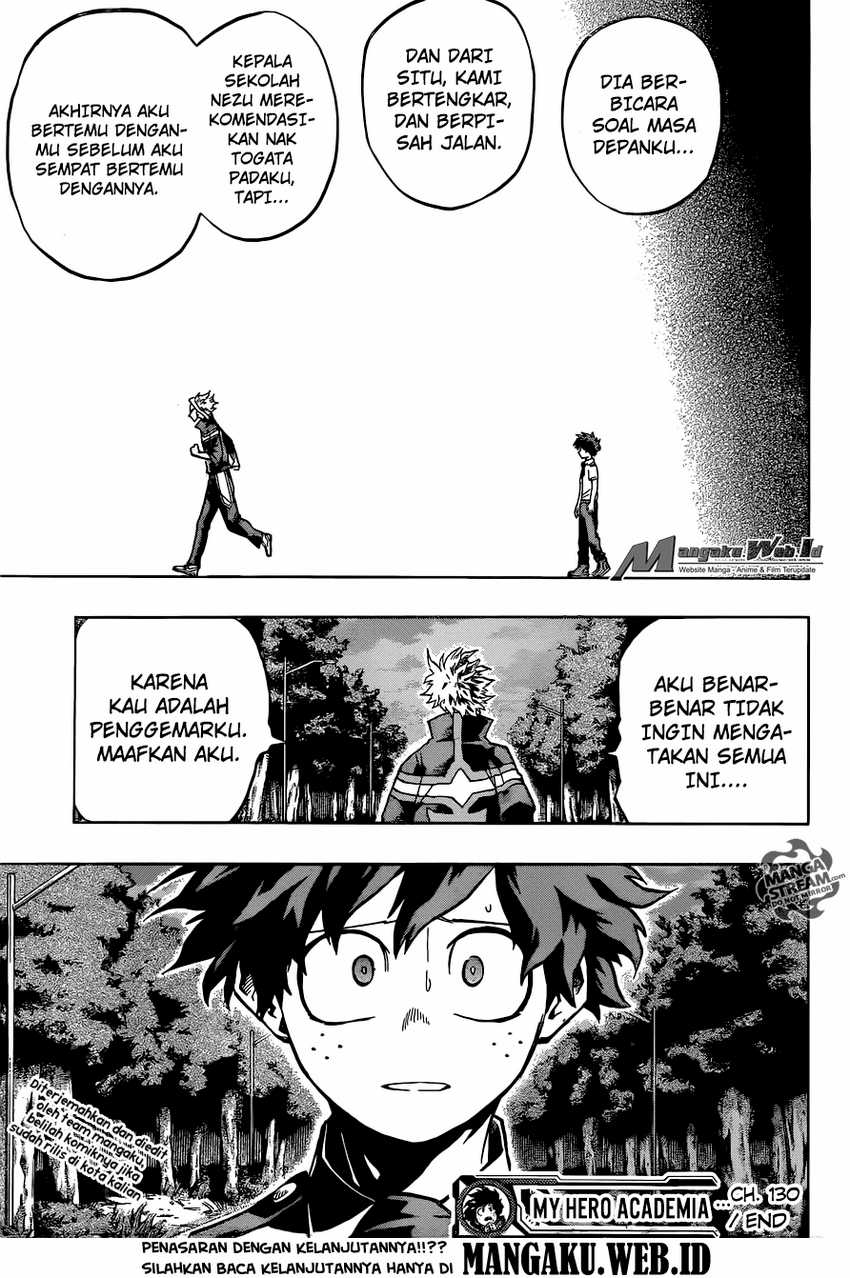 Boku no Hero Academia Chapter 130