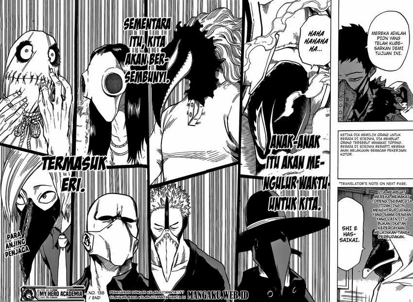 Boku no Hero Academia Chapter 138