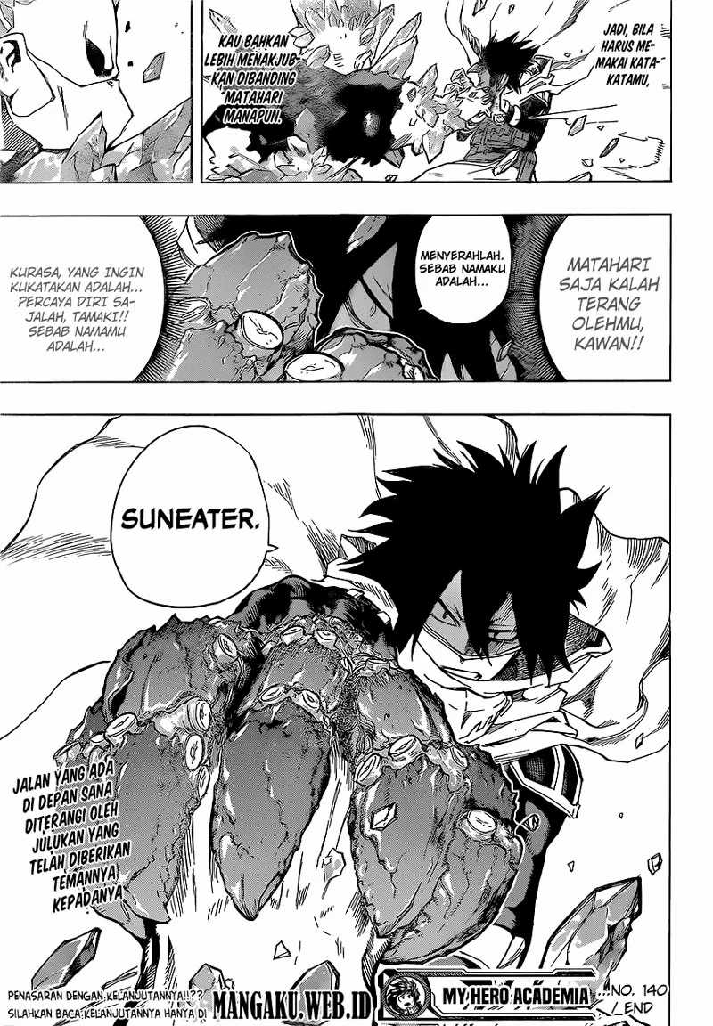 Boku no Hero Academia Chapter 140