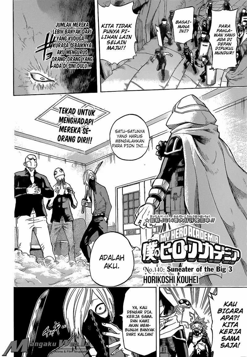 Boku no Hero Academia Chapter 140