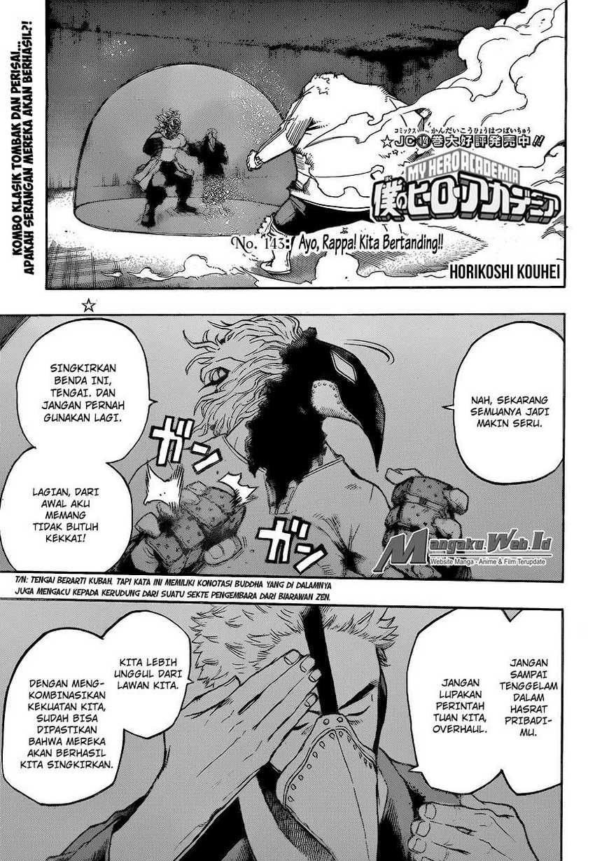 Boku no Hero Academia Chapter 143