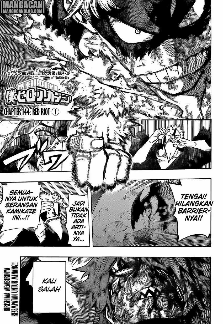 Boku no Hero Academia Chapter 144