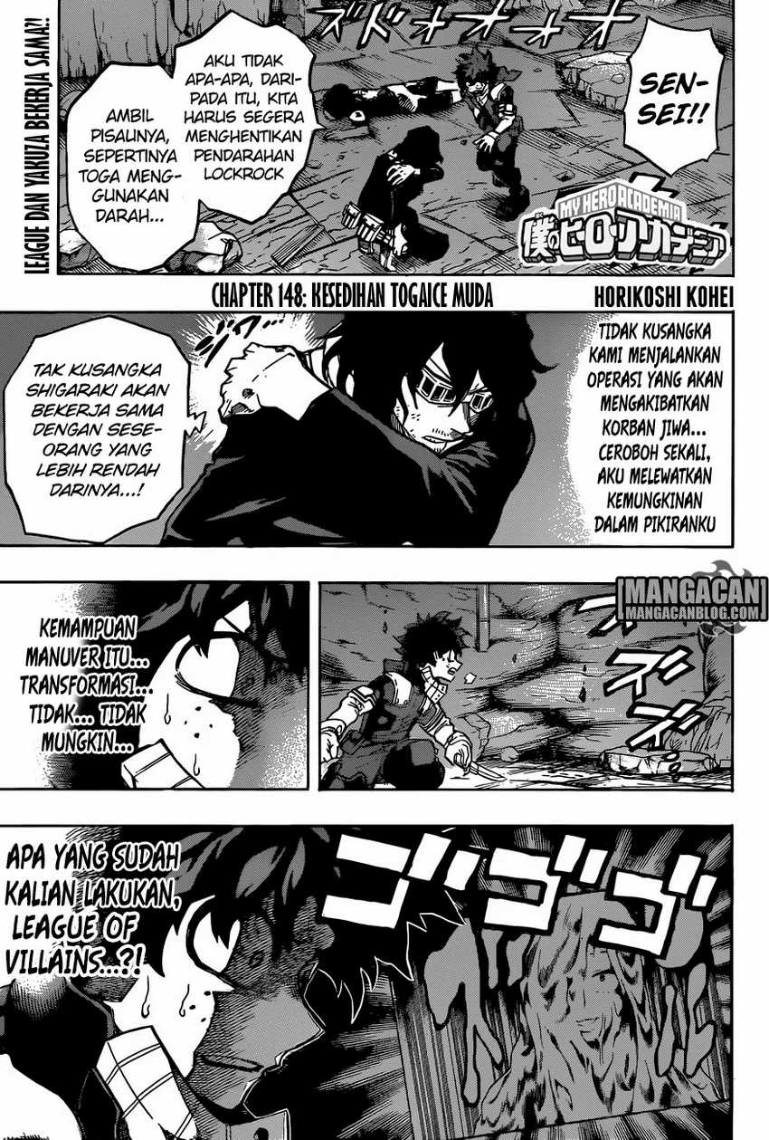 Boku no Hero Academia Chapter 148