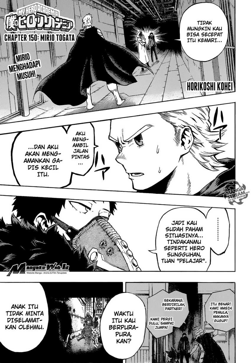 Boku no Hero Academia Chapter 150