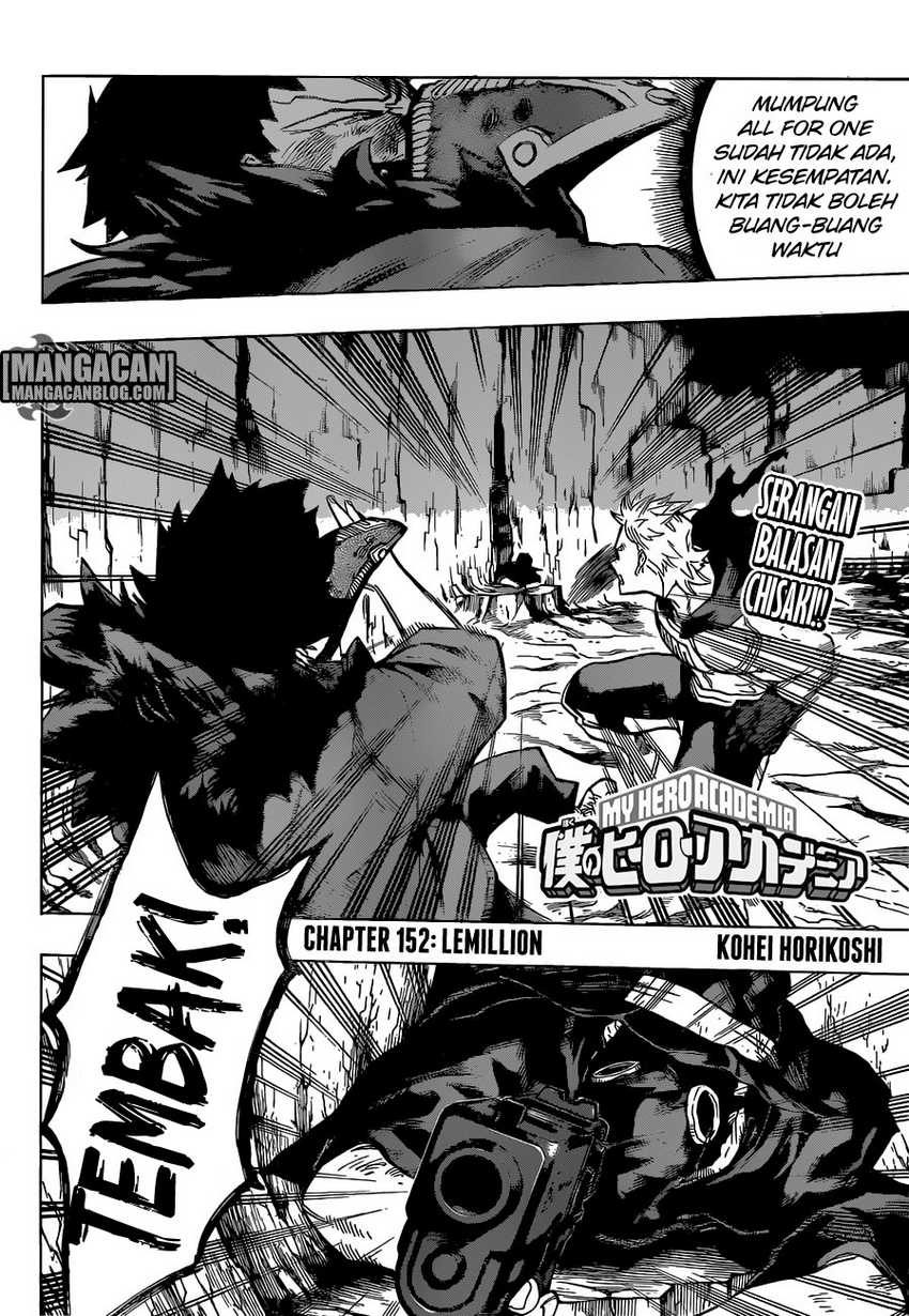 Boku no Hero Academia Chapter 152