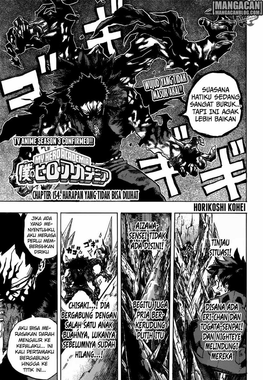 Boku no Hero Academia Chapter 154