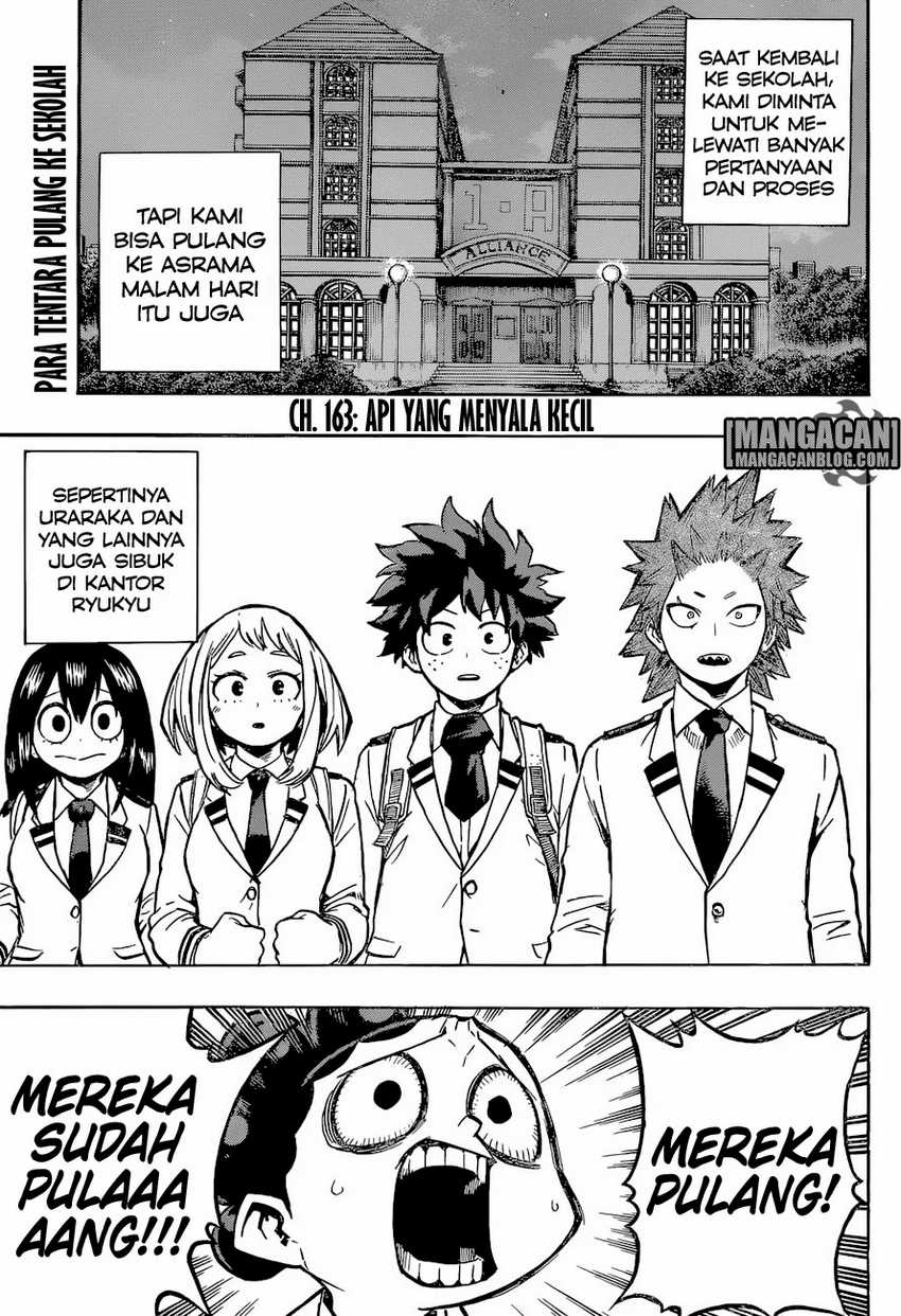 Boku no Hero Academia Chapter 163