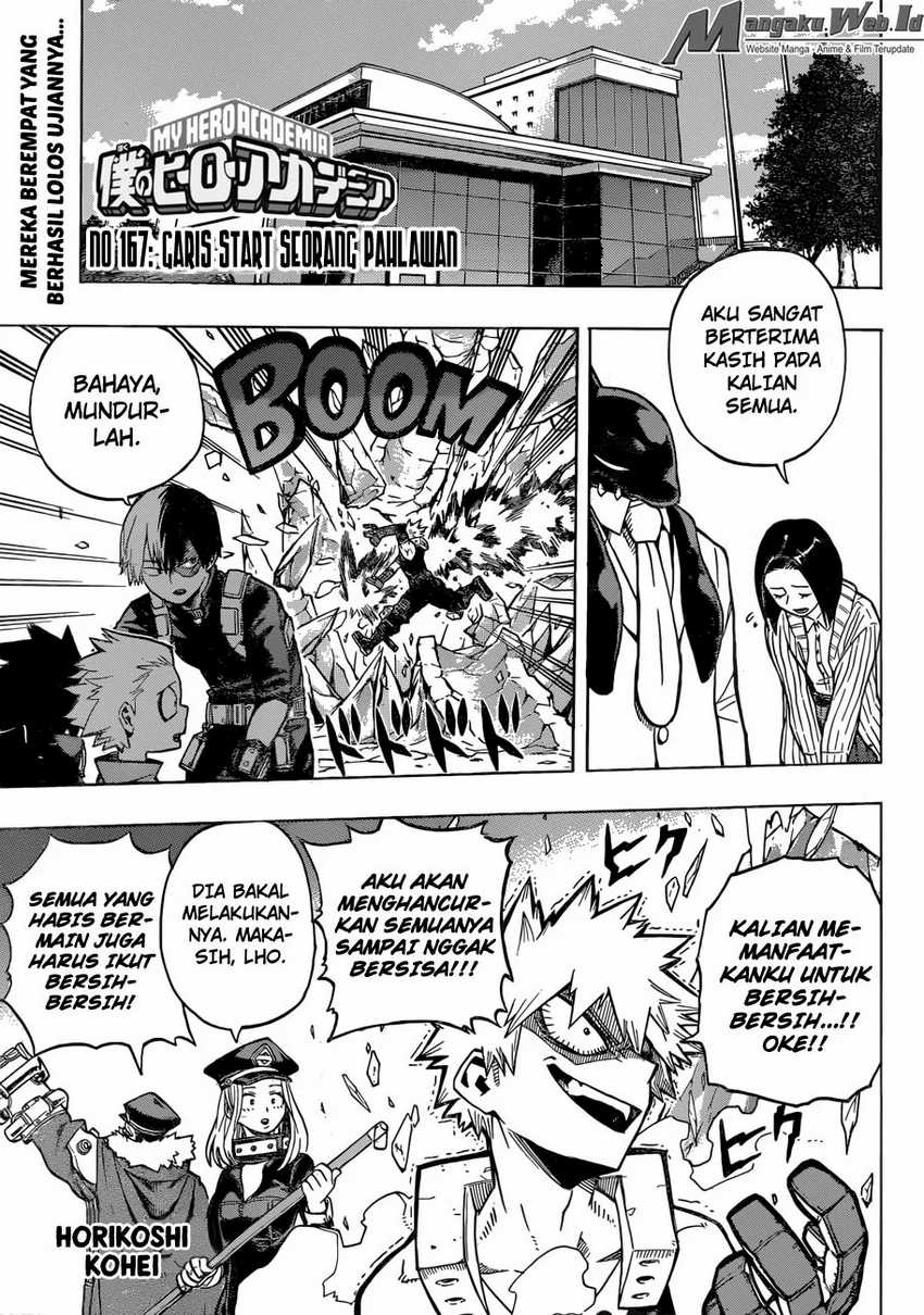 Boku no Hero Academia Chapter 167