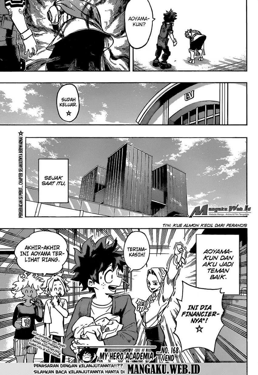 Boku no Hero Academia Chapter 168