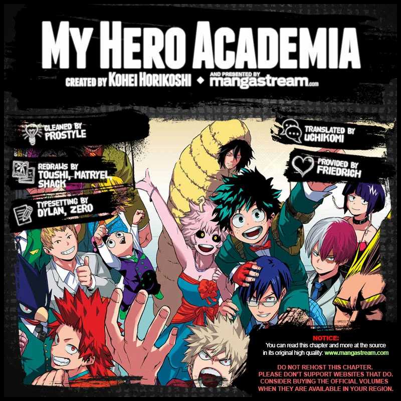 Boku no Hero Academia Chapter 179