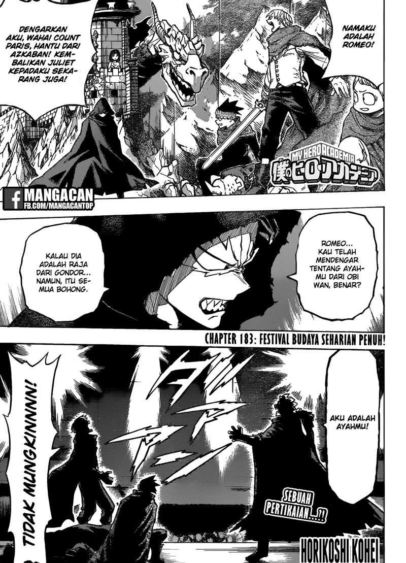 Boku no Hero Academia Chapter 183